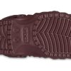 Crocs lemované geometrické dřeváky „Dark Cherry“ 210069-6WD