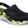 Crocs LiteRide 2.0 Clog „Black Neon Yellow“ 207634-02K