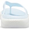 Crocs LiteRide Beach útulné stylové unisex světle modré pantofle 205182-4KA