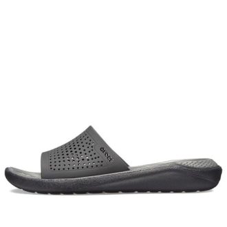 Crocs LiteRide Black Grey Sandály „Black Grey“ 205183-0DD