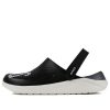 Crocs LiteRide LOGO Crocs Hollow Out Unisex černé sandály „Black White“ 205893-066