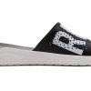 Crocs LiteRide LOGO Unisex černé pantofle „Black White“ 205562-066
