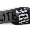 Crocs LiteRide LOGO Unisex černé pantofle „Black White“ 205562-066