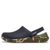 Crocs LiteRide Shoe Printing Classic Sandály Unisex Black 206491-0C4