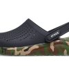 Crocs LiteRide Shoe Printing Classic Sandály Unisex Black 206491-0C4