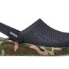 Crocs LiteRide Shoe Printing Classic Sandály Unisex Black 206491-0C4