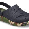Crocs LiteRide Shoe Printing Classic Sandály Unisex Black 206491-0C4