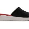 Crocs LiteRide Slides „Red Black White“ 205183-066