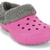 Crocs Mammoth EVO lemované dřeváky „Pink Grey“ 12878-626