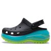 Crocs Mega Crush Clogs „Black Multi“ 207988-0C4
