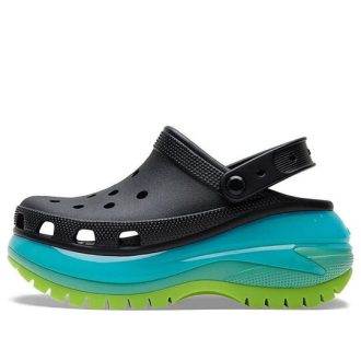 Crocs Mega Crush Clogs „Black Multi“ 207988-0C4