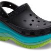 Crocs Mega Crush Clogs „Black Multi“ 207988-0C4