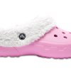 Crocs Mommoth Evo Clog Lehké sportovní pantofle odolné proti opotřebení Stay Warm Pink 12878-6U5