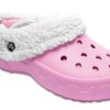 Crocs Mommoth Evo Clog Lehké sportovní pantofle odolné proti opotřebení Stay Warm Pink 12878-6U5