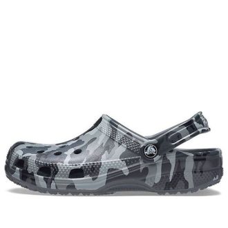 Crocs plážové sandály šedé maskáčové unisex 206454-0IE