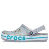 Crocs Printing Beach Unisex Šedomodré sandály „Grey Blue“ 206232-0ES