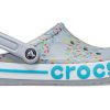 Crocs Printing Beach Unisex Šedomodré sandály „Grey Blue“ 206232-0ES