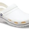 Crocs protiskluzové sportovní unisex bílé černé sandály „White Black“ 205883-126