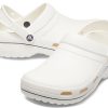 Crocs protiskluzové sportovní unisex bílé černé sandály „White Black“ 205883-126
