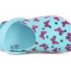 Crocs (PS) 4 Outdoor Printing Outdoor Flat Heel Beach Sports Blue Sandals 206178-4O9