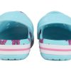 Crocs (PS) 4 Outdoor Printing Outdoor Flat Heel Beach Sports Blue Sandals 206178-4O9