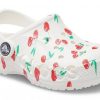 Crocs (PS) Baya Graphic Clogs „White Cherry“ 207017-1F6