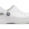 Crocs (PS) Classic Baya Lined Clog „White Grey“ 207500-11H