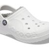 Crocs (PS) Classic Baya Lined Clog „White Grey“ 207500-11H