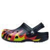 Crocs (PS) Classic Flame Broiled Clog „Black Red Green“ 206629-0X9