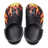 Crocs (PS) Classic Flame Broiled Clog „Black Red Green“ 206629-0X9