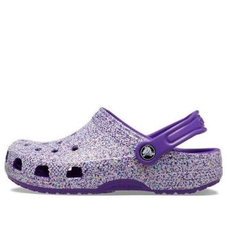 Crocs (PS) Classic Glitter Clog „Purple“ 206993-573