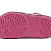 Crocs (PS) Crocband Bold Logo Outdoor Flat Heel Minimalistické Sportovní Růžové sandály 206022-65Y