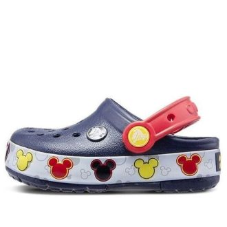 Crocs (PS) Crocband Mickey Fun Lab Lights Clogs „Navy Red“ 204994-410