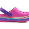 Crocs (PS) Crocband Wavy Band Malé Crocs Casual Pink Purple Sandály „Pink Purple“ 205697-6L0