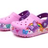 Crocs (PS) Funny Butterfly Outdoor na plochém podpatku Sportovní růžové sandály 205649-6I2