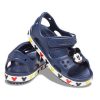 Crocs (PS) Funny Mickey Venkovní suchý zip s otevřenou špičkou na ploché patě Sportovní sytě modré sandály 206171-410