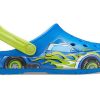 Crocs (PS) Funny Pattern Sportovní modré sandály s plochým podpatkem 207074-4JL
