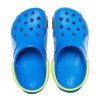 Crocs (PS) Funny Pattern Sportovní modré sandály s plochým podpatkem 207074-4JL