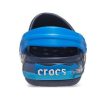 Crocs (PS) Funny Shark Pattern Outdoor Flat Heel Sports Deep Blue Sandals 207070-410