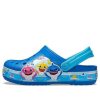 Crocs (PS) Funny Shark Small Crocs Outdoor Plochý podpatek Plážové Sportovní Modré sandály 206704-4JL
