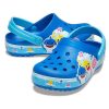 Crocs (PS) Funny Shark Small Crocs Outdoor Plochý podpatek Plážové Sportovní Modré sandály 206704-4JL