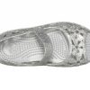 Crocs (PS) Isabella Flower Flat „Silver“ 205461-040