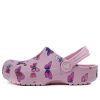 Crocs (PS) Klasický dřevák Butterfly Pattern Outdoor Flat Heel Sportovní Růžové sandály 206414-6GD