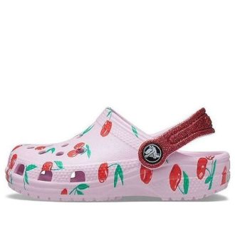 Crocs (PS) Klasický dřevák Fruit Printing Stylové sportovní růžové sandály 207150-6GD