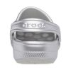 Crocs (PS) Klasický kovový dřevák „Silver Metallic“ 209196-0P1