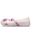 Crocs (PS) Lina Charm Flat Flowers Pale Pink Sandály 205529-6PI