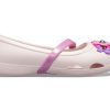 Crocs (PS) Lina Charm Flat Flowers Pale Pink Sandály 205529-6PI