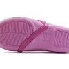 Crocs (PS) Lina ploché malé ležérní růžové sandály 205040-6I2