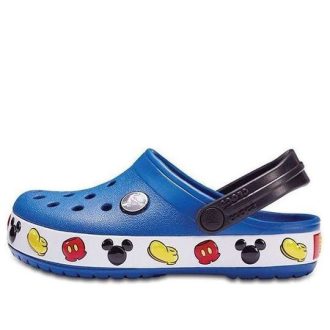 Crocs (PS) Malé Crocs Mickey Cozy protiskluzové sportovní modré sandály 204992-4GX