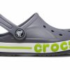 Crocs (PS) Malé Crocs Venkovní plážové sporty Šedozelené sandály „Grey Green“ 205100-025